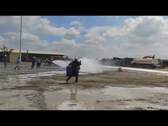 29 τόνων 6x6 οδήγηση Αεροδρόμιο ARFF Αεροπλάνο Πυροσβεστικό φορτηγό με αναδιπλούμενη αντλία διάσωσης