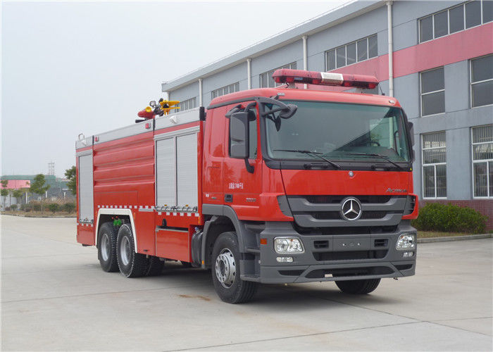 Benz Chassis 265KW Commercial Fire Trucks 6x4 Water Foam Tanker Fire Truck