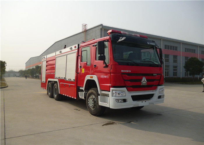 6000L Commercial Fire Trucks With 48 L/S Monitor Flow Rate And 11600 Kg Curb Weight