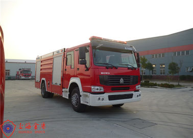 206Kw 4x2 Drive Εμπορικά πυροσβεστικά φορτηγά Μεγάλο χώρο Έξι θέσεις Φουσκωτό πυροσβεστικό φορτηγό